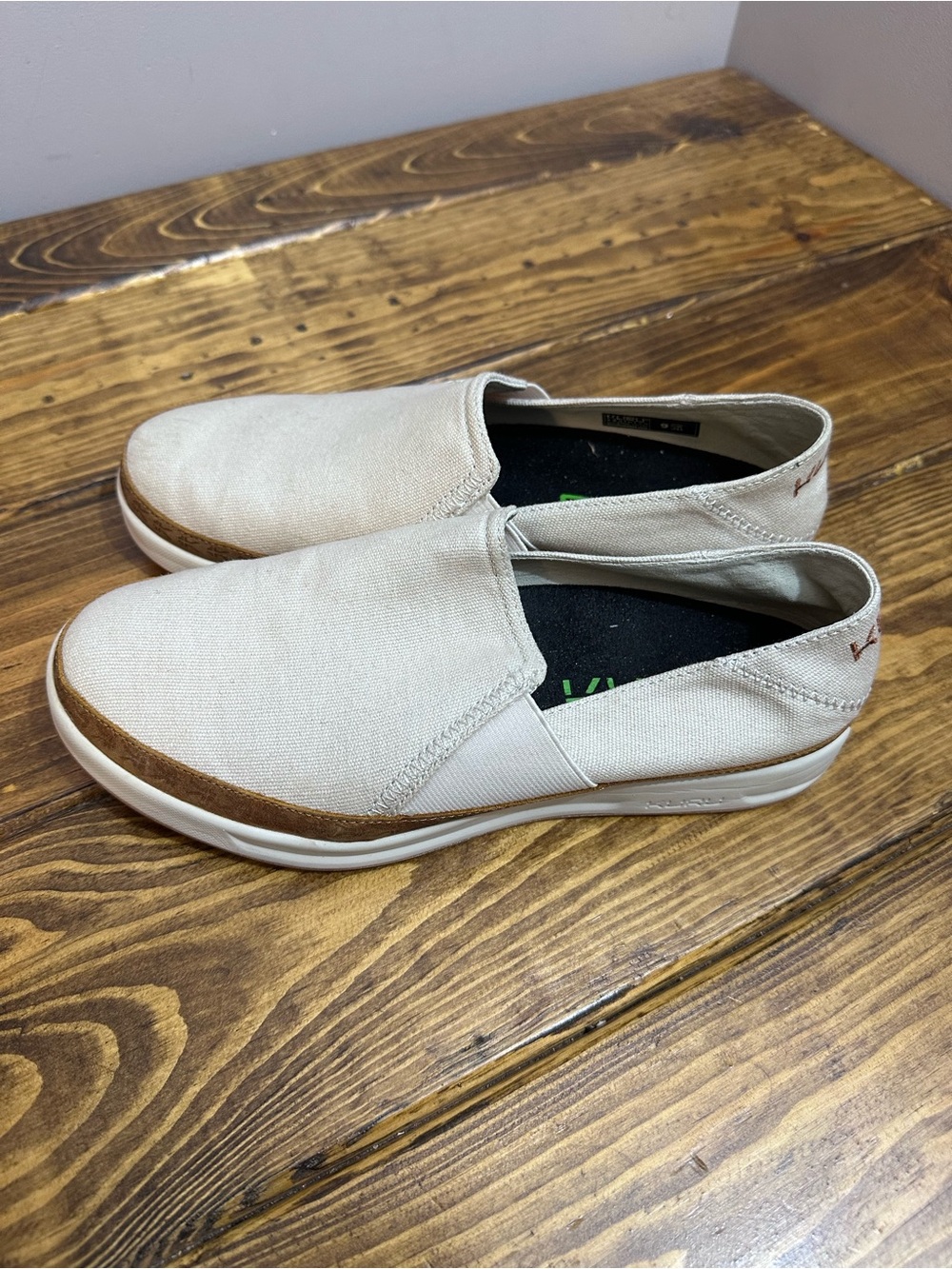 Women's KURU ROAM Atla Supportive Comfort Slip On Sneaker Loafer Canvas Size 9 - Picture 5 of 10